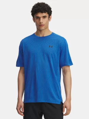 Moška majica s kratkimi rokavi UNDER ARMOUR UA TECH VENT JACQUARD MODRA