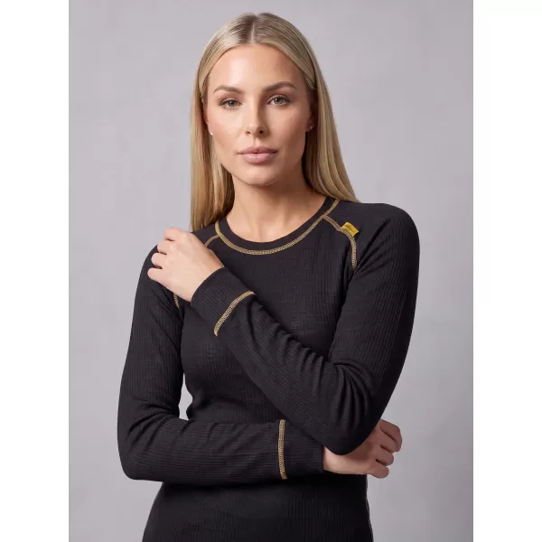  Ženski termo set ALTISPORT GOLDA ČRNA/ZLATA 