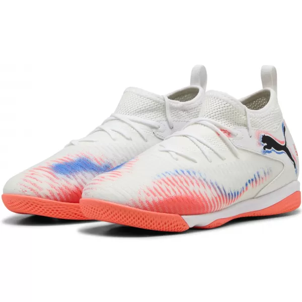  Otroški čevlji PUMA FUTURE 8 MATCH IT + MID JR 10861701 WHITE/ BELA/PUMA ČRNA/ŽAREČA RDEČA 