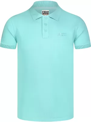 Moška T -majica z ovratnikom NORDBLANC ETERNITY NBSMT8166 SVETLO MODRA