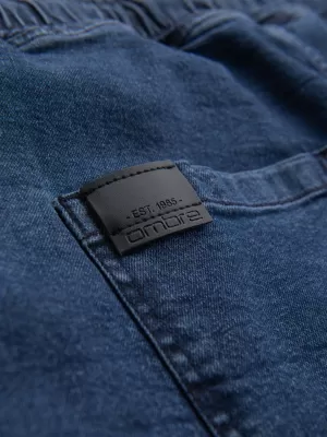 Kratke hlače OMBRE OM-SRDS-0161 TEMNO MODRA