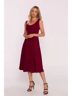 Obleka STYLOVE S424 KOSTANJEVA