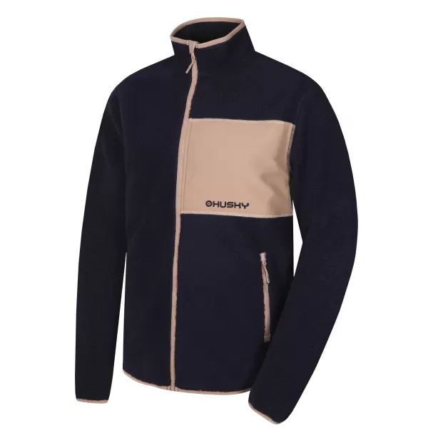  Moški pulover HUSKY ADDY ZIP M TEMNO MODRA 
