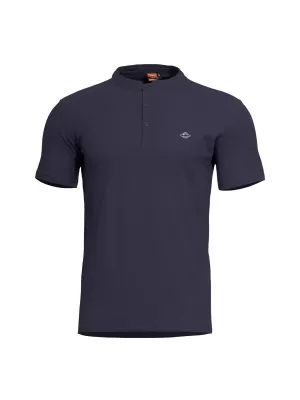Majica s kratkimi rokavi PENTAGON LEVANTES HENLEY T-SHIRT K09025 MORNARSKO MODRA