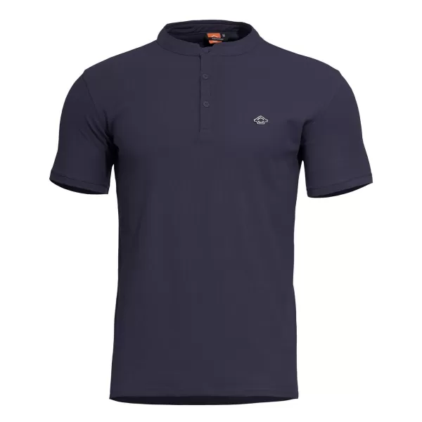  Majica s kratkimi rokavi PENTAGON LEVANTES HENLEY T-SHIRT K09025 MORNARSKO MODRA 