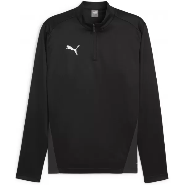  Srajca PUMA TEAMGOAL TRAINING 1/4 ZIP TO 658629_03 PUMA ČRNA/BELA/TEMNO SIVA 
