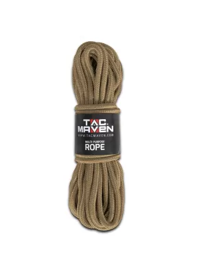 sončnik PENTAGON MULTI PURPOSE ROPE 10MM X 15M D25009 KOJOT