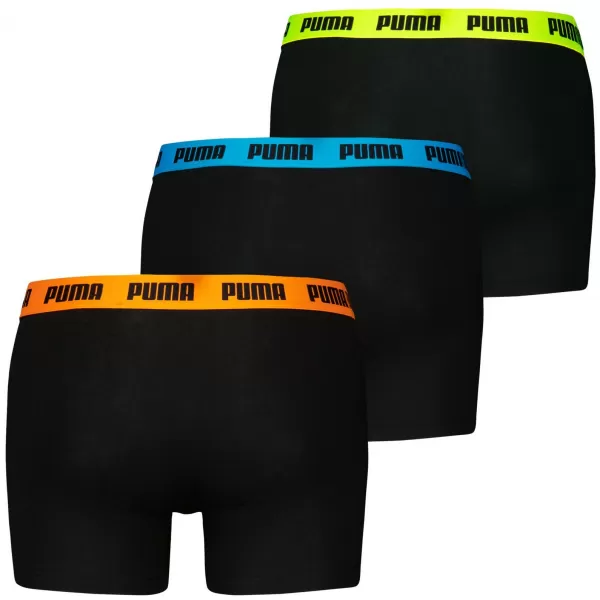  Boksar PUMA MEN EVERYDAY BOXER 3P 93832706 ČRNE/RAZLIČNE BARVE LOGOTIPA 