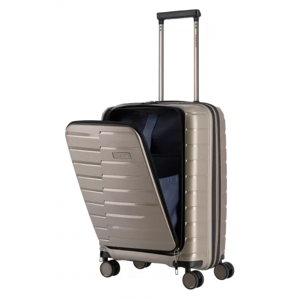  Kovček TRAVELITE AIR BASE 4W S FRONT POCKET ŠAMPANJEC 