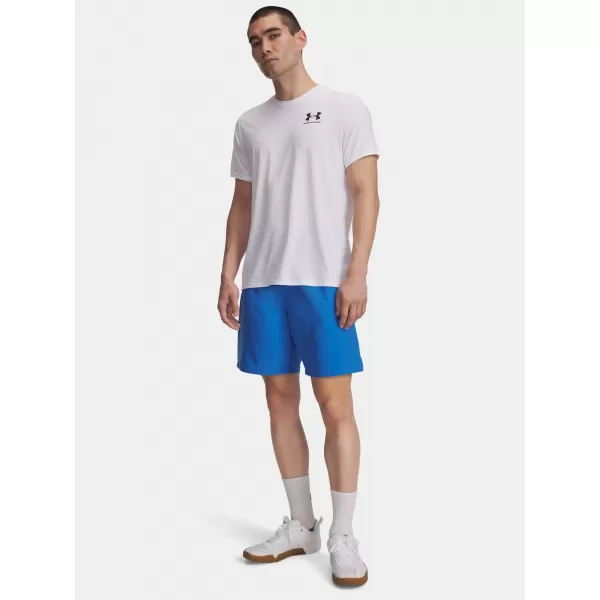  Moške kratke hlače UNDER ARMOUR UA TECH WOVEN WORDMARK SHORT 1383356-402 MODRA 