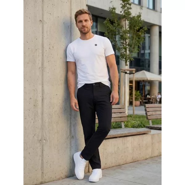  Moške hlače ALTISPORT ATS TROUSER SLIM-FIT ČRNA 