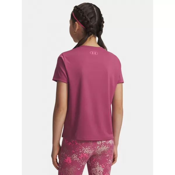  Dekliška majica s kratkimi rokavi UNDER ARMOUR TECH VARSITY GRAPHIC SS 6007917-659 RDEČA 