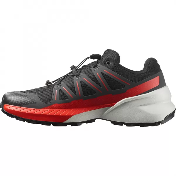  Moški čevlji SALOMON SPEEDCROSS PEAK ČRNA/ASFALTNA/OGNJENO RDEČA 