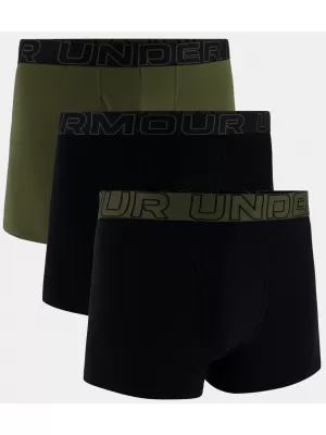 Moške boksarice UNDER ARMOUR M UA PERF COTTON (3KS) 1383891-005 ČRNA Z MORSKO OD