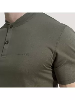 Majica s kratkimi rokavi PENTAGON ROMEO 2.0 HENLEY T-SHIRT K09050 ČRNA