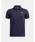 Fantovska majica s kratkimi rokavi UNDER ARMOUR UA PLAYOFF PRINTED POLO 1382681-413 MODRA