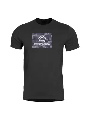 Majica s kratkimi rokavi PENTAGON AGERON SPOT CAMO K09012 ČRNA