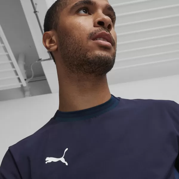  Moški dres PUMA TEAMFINAL JERSEY 70573706 PUMA MORNARIŠKA/BELA/PERZIJSKA MODRA 