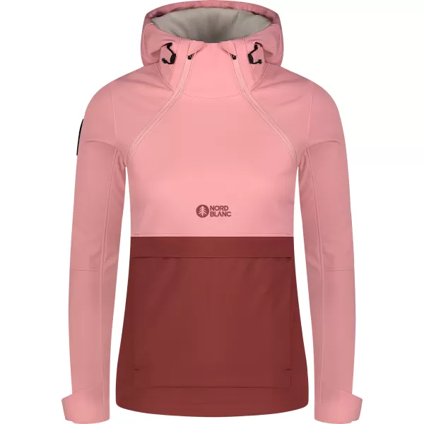  Ženski softshell anorak NORDBLANC NBWSL8275 SVETLO ROZA 
