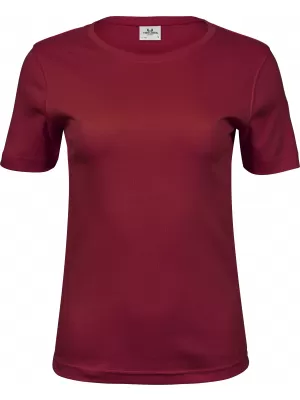 Ženska majica s kratkimi rokavi TEE JAYS | TJ 580 GLOBOKO RDEČE