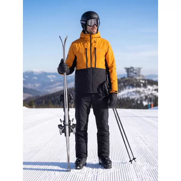  Moška zimska jakna ALTISPORT GALLANT GORČICA 