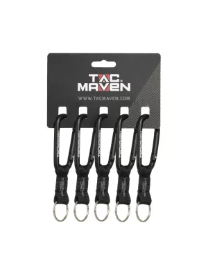 karabin PENTAGON CARABINER 8ΜΜ D25029 ČRNA