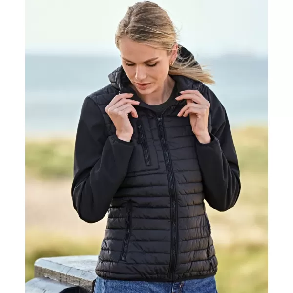 Ženska jakna TEE JAYS | TJ 9629 ČRNA/ČRNA 