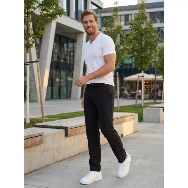  Moške hlače ALTISPORT ATS TROUSER CLASSIC-FIT ČRNA 