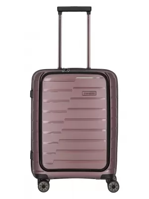Kovček TRAVELITE AIR BASE 4W S FRONT POCKET LILA