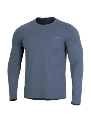 Majica s kratkimi rokavi PENTAGON AGERON 2.0 LONG ARM SHIRT K09029 OGLJENO MODRA