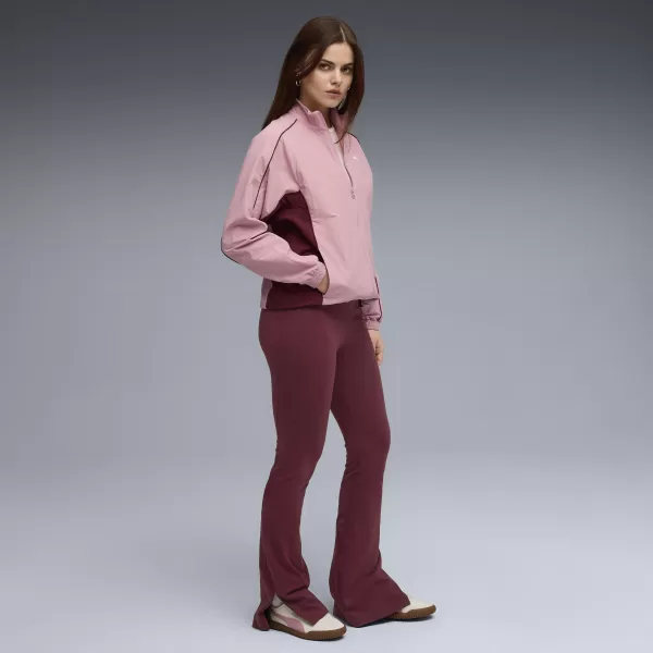  Ženske pajkice PUMA HER HIGH-WAIST FLARED LEGGINGS 68815696 RUBINASTI ŠIMER 