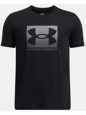 Fantovska majica s kratkimi rokavi UNDER ARMOUR UA B BOXED SPORTS UPDATE SS 1388672-001 ČRNA