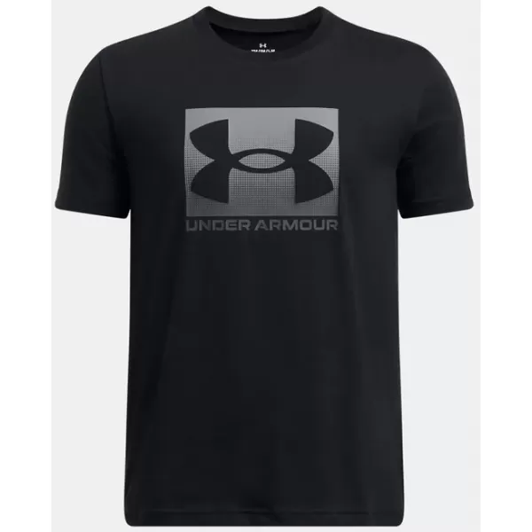  Fantovska majica s kratkimi rokavi UNDER ARMOUR UA B BOXED SPORTS UPDATE SS 1388672-001 ČRNA 
