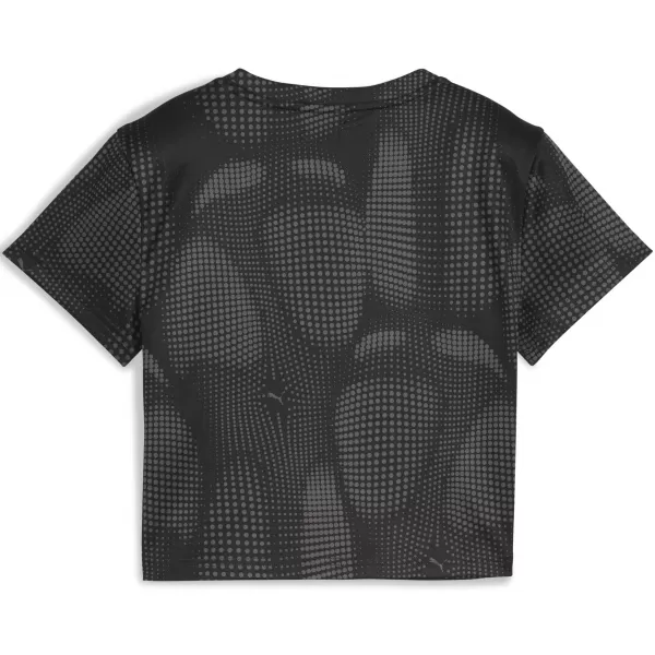  Ženska majica s kratkimi rokavi PUMA DARE TO AOP BABY TEE 63214501 ČRNA PUMA 