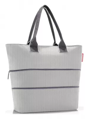 Ročna torbica REISENTHEL SHOPPER E1 RIBJA KOST SIVA