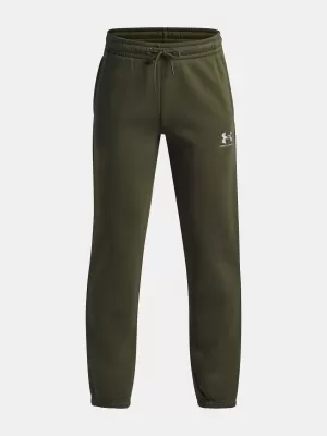 Fantovske trenirke UNDER ARMOUR B ICON FLC JOGGER TAPING 1390294-391 ZELENA