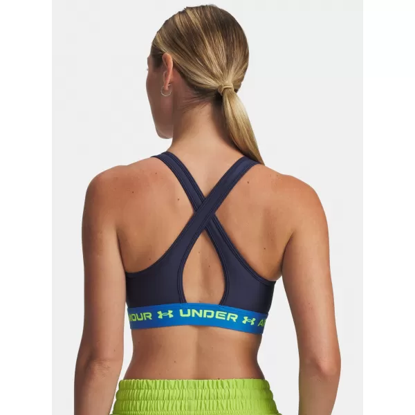  Ženski nedrček UNDER ARMOUR CROSSBACK MID BRA 1361034-403 MODRA 