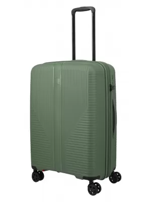 Kovček TRAVELITE Air Stripe M ZELENA