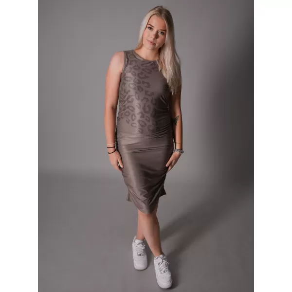  Ženska premium obleka ALTISPORT VOJ/ALW047SAT03 SVETLO RJAVA 