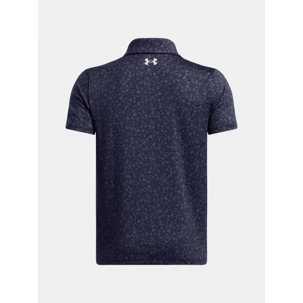  Fantovska majica s kratkimi rokavi UNDER ARMOUR UA PLAYOFF PRINTED POLO 1382681-413 MODRA 
