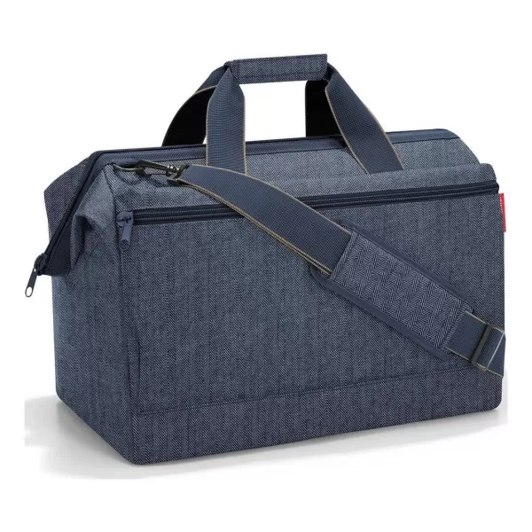  Torba REISENTHEL ALLROUNDER L POCKET TEMNO MODRA RIBJA KOST 
