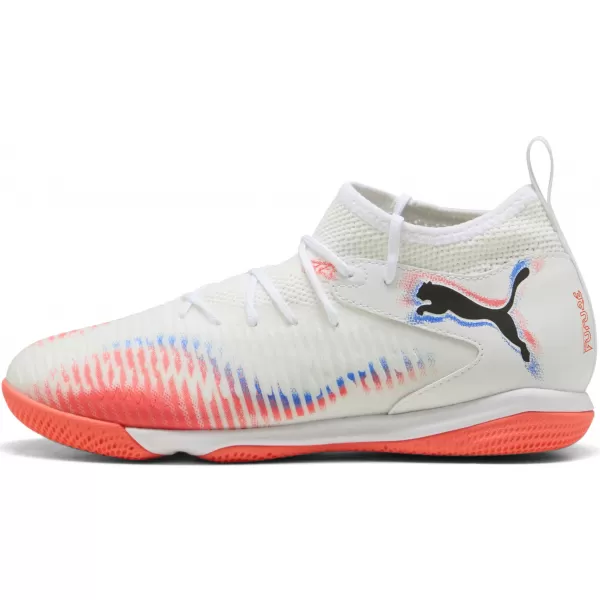  Otroški čevlji PUMA FUTURE 8 MATCH IT + MID JR 10861701 WHITE/ BELA/PUMA ČRNA/ŽAREČA RDEČA 