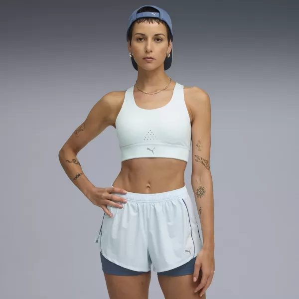  Lady's nedrček PUMA PWRBREATHE RUN BRA 52507497 MORSKO STEKLO 