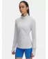 Ženska majica s kratkimi rokavi UNDER ARMOUR UA LAUNCH PRO HALF ZIP 1379349-014 SIVA