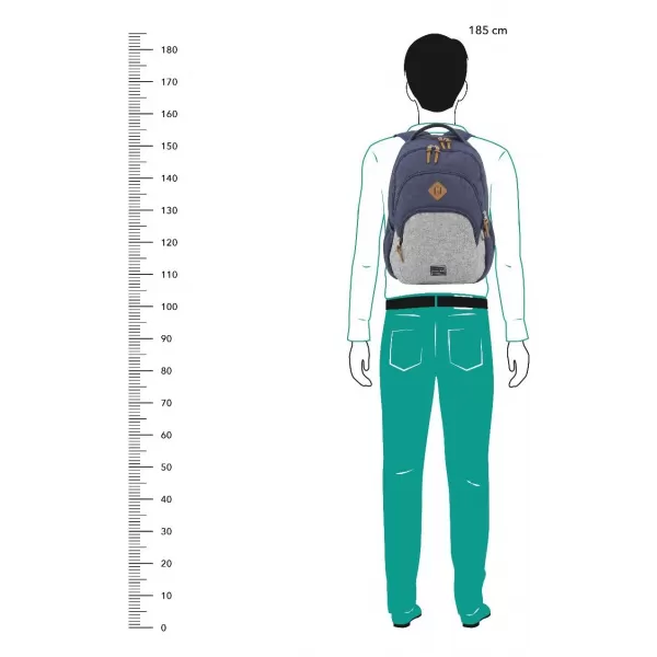  Nahrbtnik TRAVELITE BASICS BACKPACK ZELENA/SIVA 
