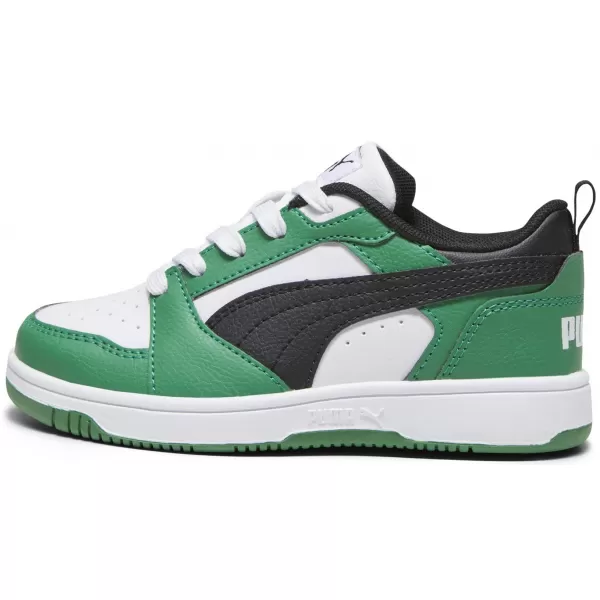  Škornji PUMA REBOUND V6 LO PS 39383405 PUMA BELA/PUMA ČRNA/ZELENA 
