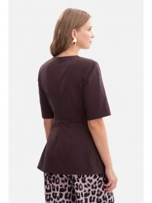 Ženska bluza BEWEAR B305 TEMNA ČOKOLADA