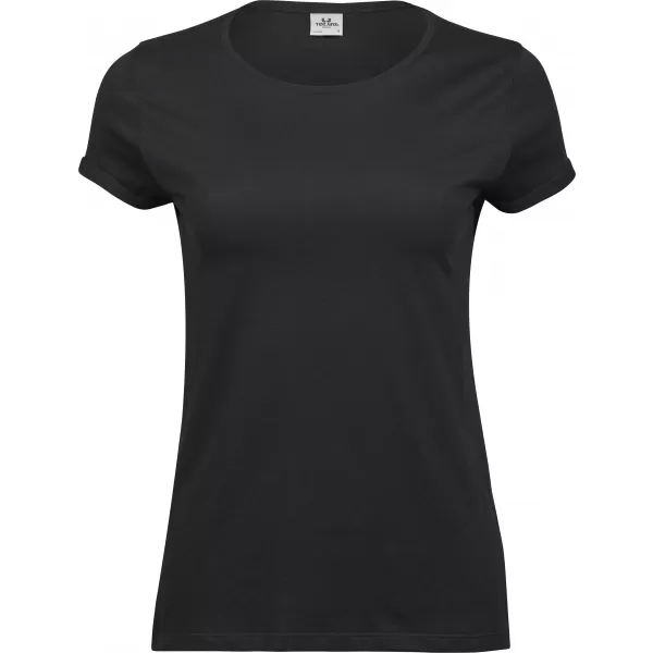  Ženska majica s kratkimi rokavi TEE JAYS | TJ 5063 ČRNA 