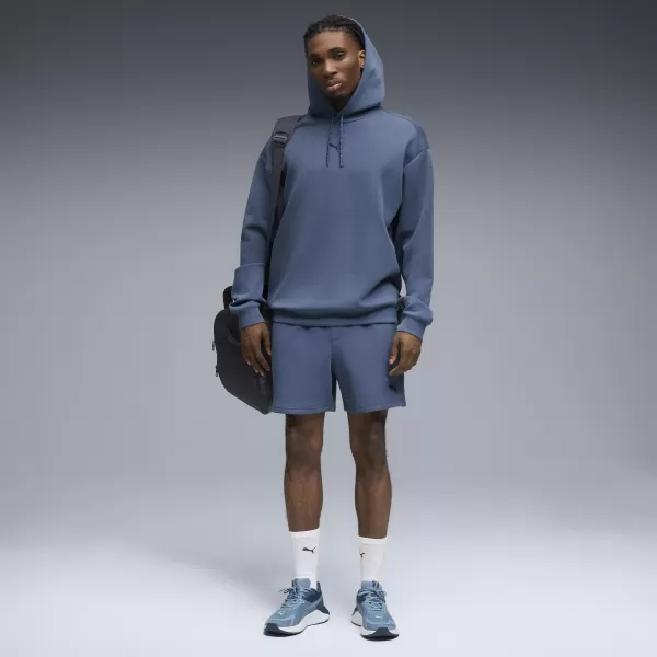  Moški pulover PUMA M CLOUDSPUN HOODIE 52759580 TEMNO INDIGO VRESJE 