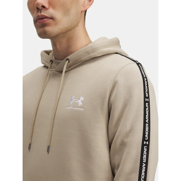  Moški pulover UNDER ARMOUR UA ICON FLEECE HD TAPING 1389356-299 RJAVA 